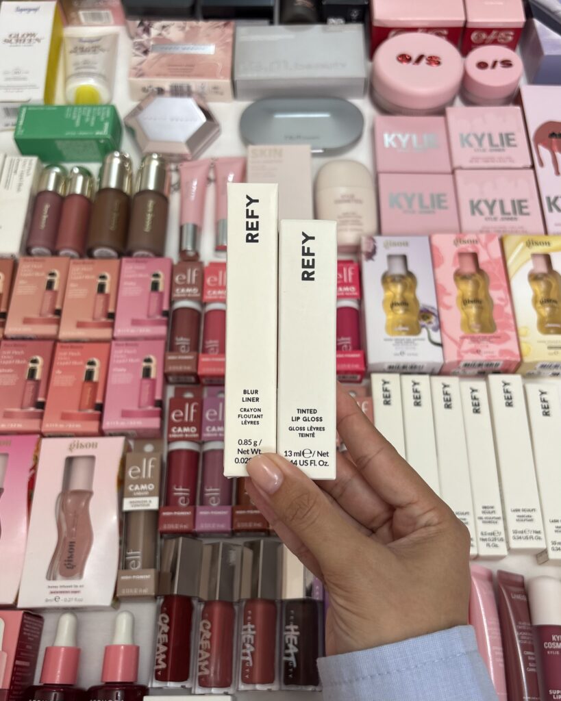 ست لیپ گلاس و خط لب Refy Beauty رنگ Plum(محدود)