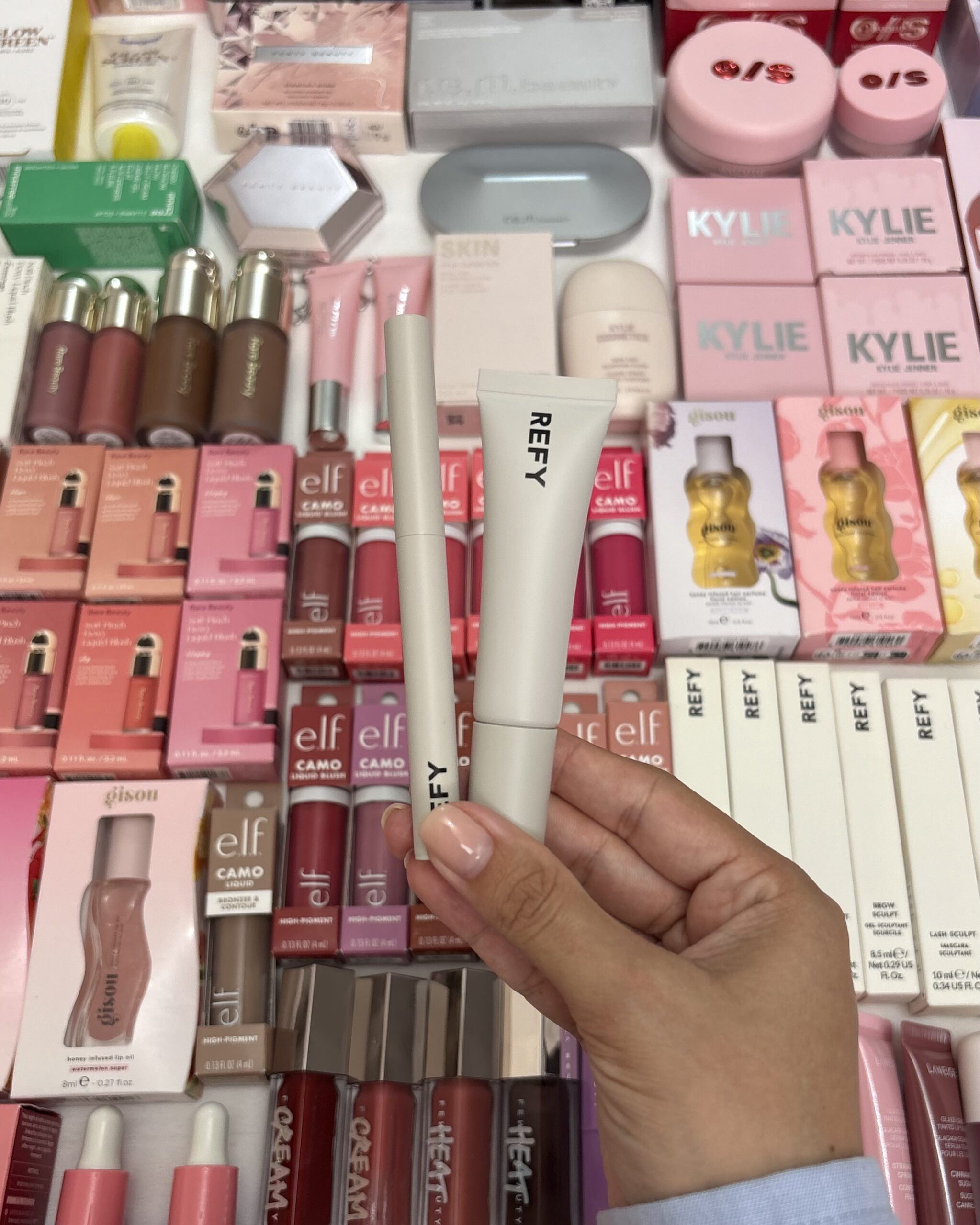 ست لیپ گلاس و خط لب Refy Beauty رنگ Plum(محدود)