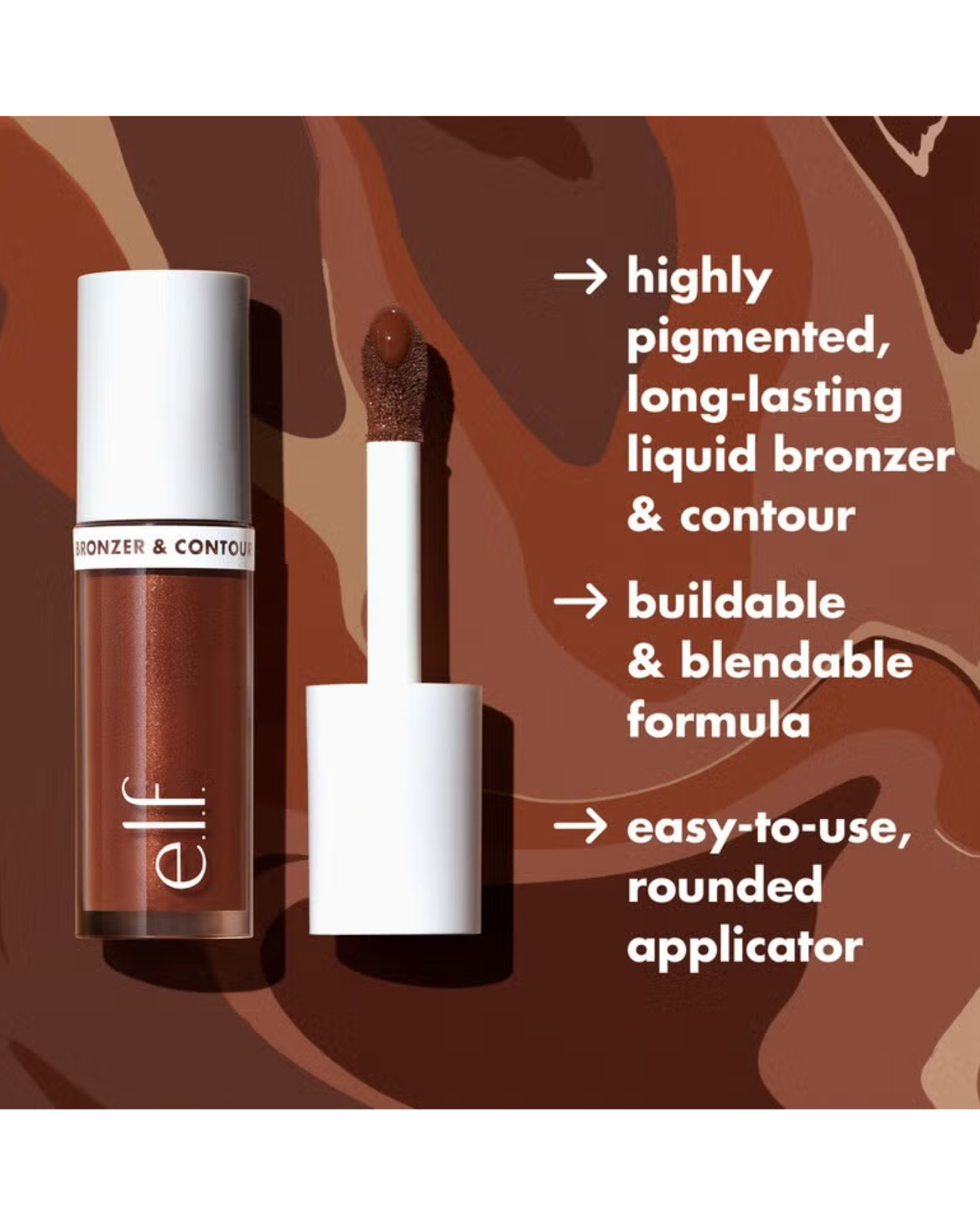 برنزر و کانتور مایع elf cosmetics