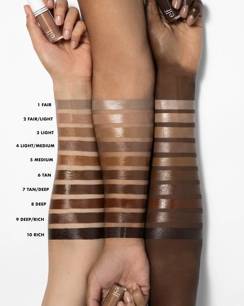 برنزر و کانتور مایع elf cosmetics