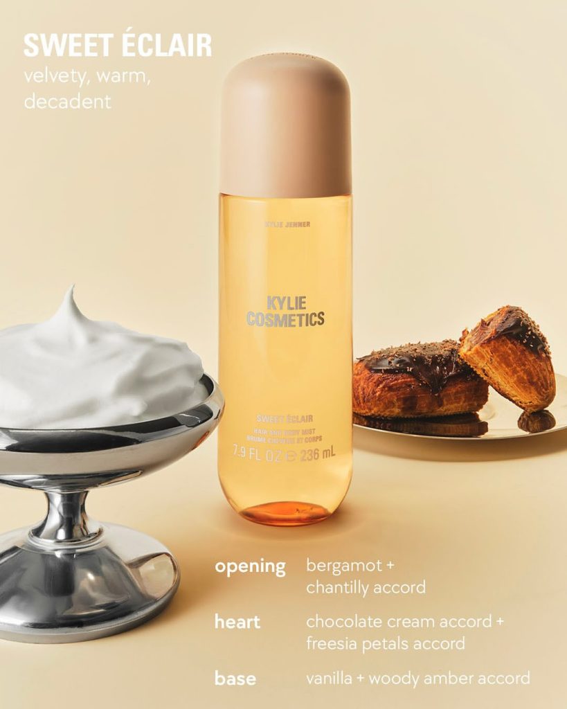 میست بدن و مو شیرینی اِکلِر Kylie Cosmetics