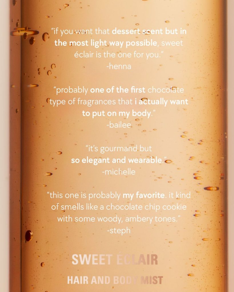 میست بدن و مو شیرینی اِکلِر Kylie Cosmetics