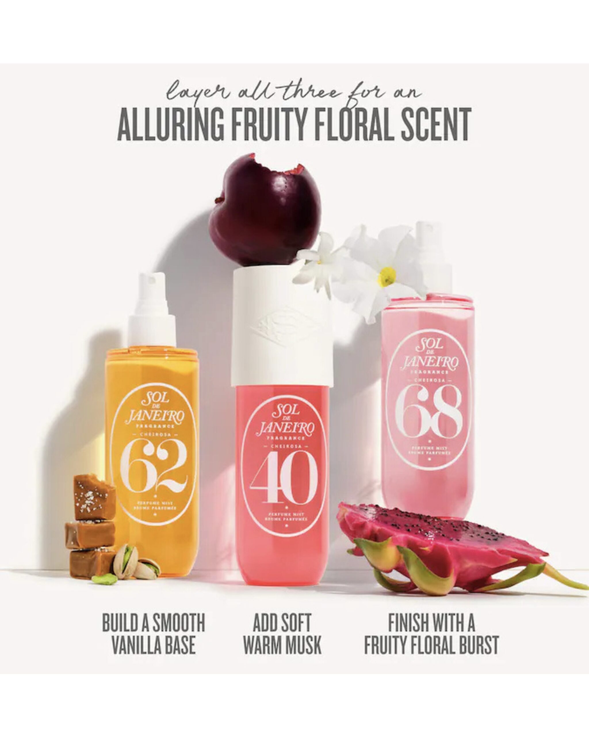 میست بدن و مو Cheirosa 68 برند Sol De Janeiro