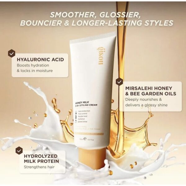 کرم مو ۵ کاره هانی میلک Gisou